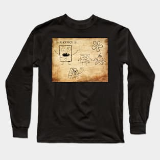 Doodle Bob Long Sleeve T-Shirt